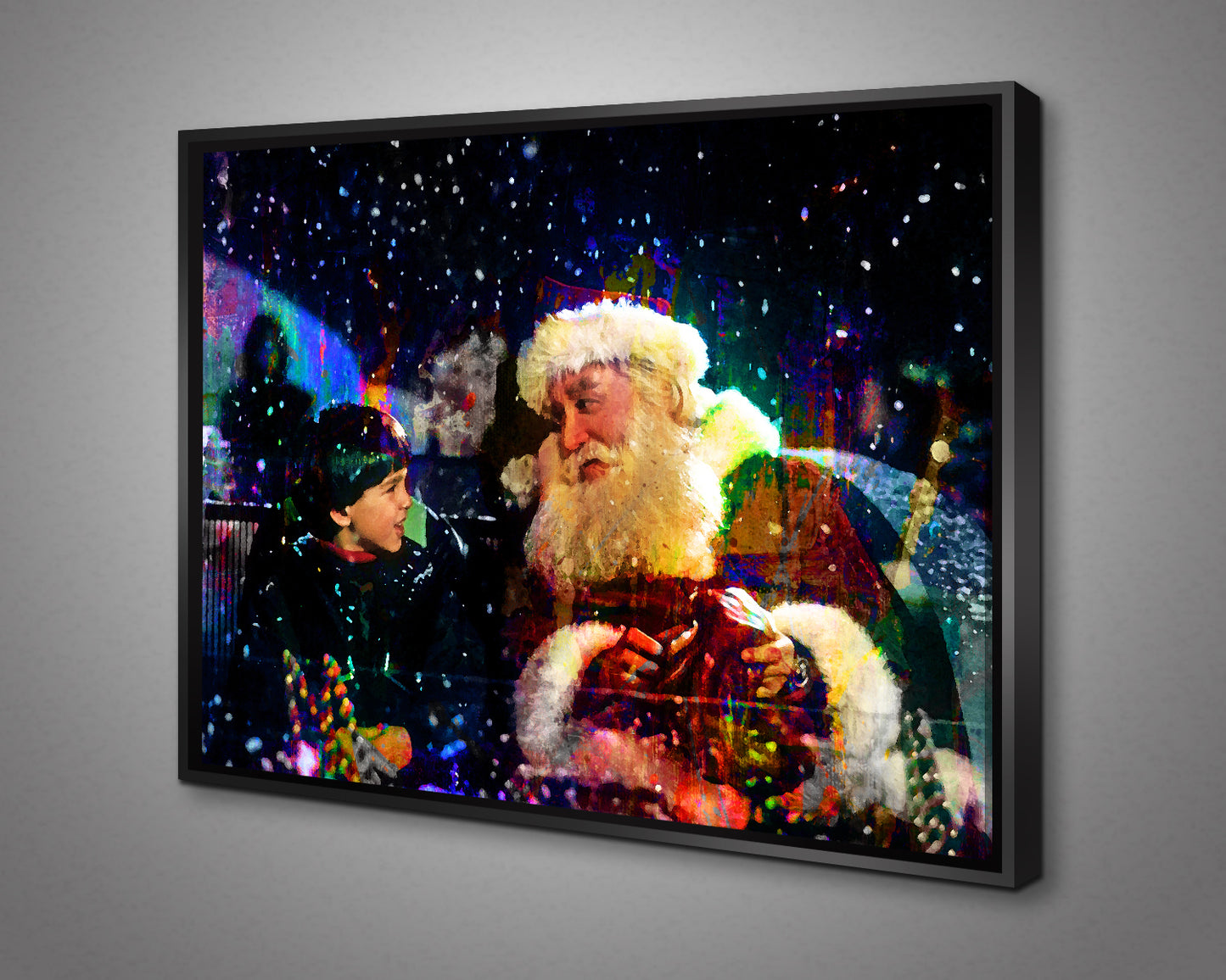 The Santa Clause Multicolour Wall Art