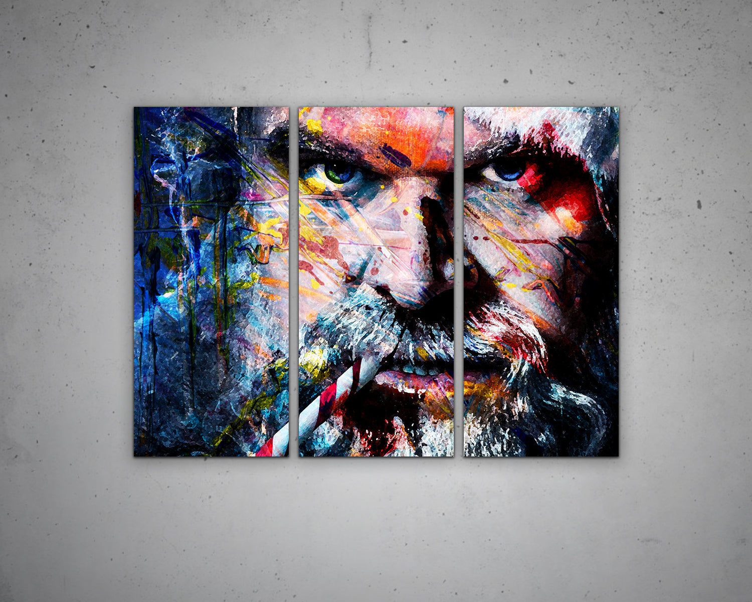Violent Night Multicolour Wall Art