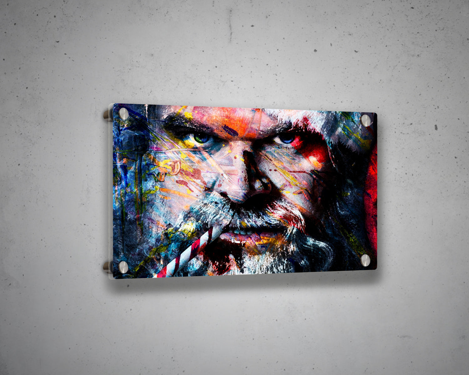 Violent Night Multicolour Wall Art