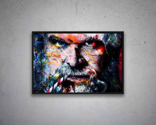 Violent Night Multicolour Wall Art