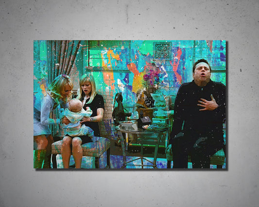 Four Christmases Multicolour Wall Art