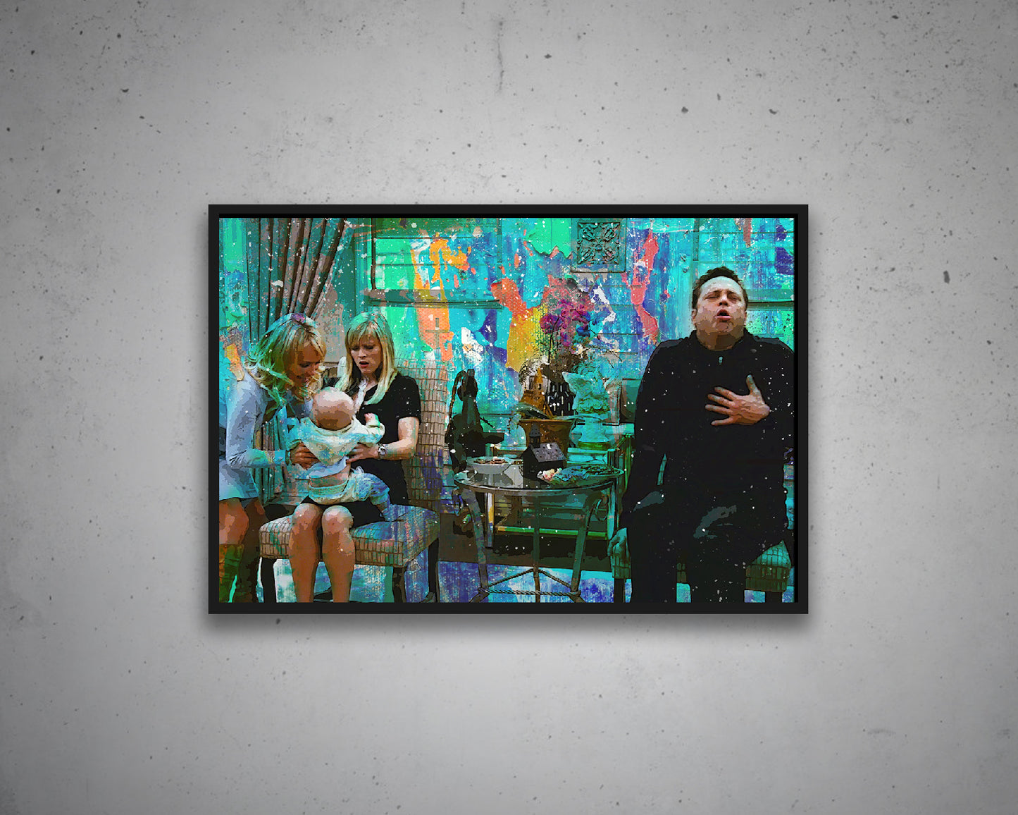 Four Christmases Multicolour Wall Art