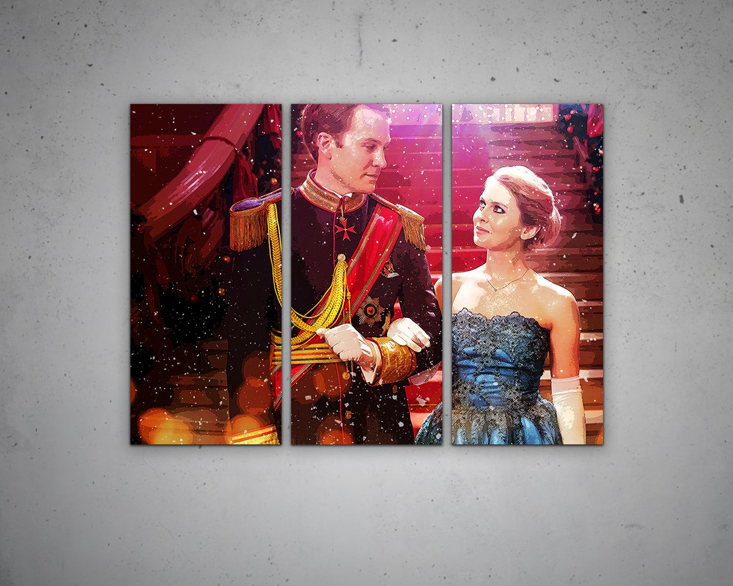 A Christmas Prince Multicolour Wall Art