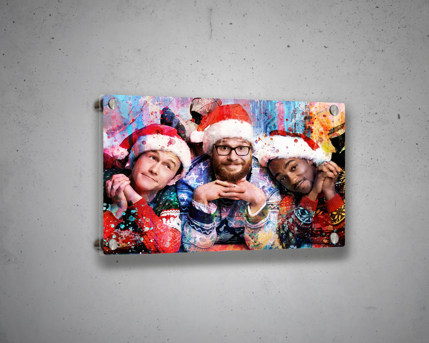 The Night Before Multicolour Wall Art