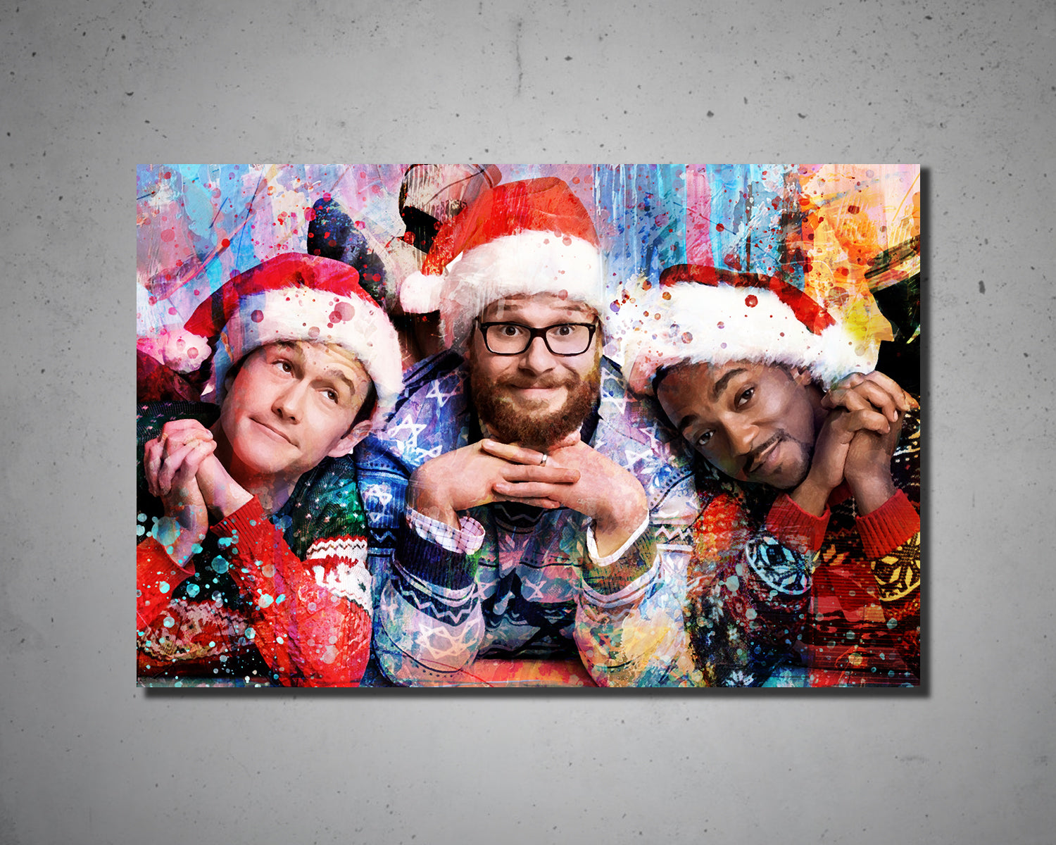 The Night Before Multicolour Wall Art