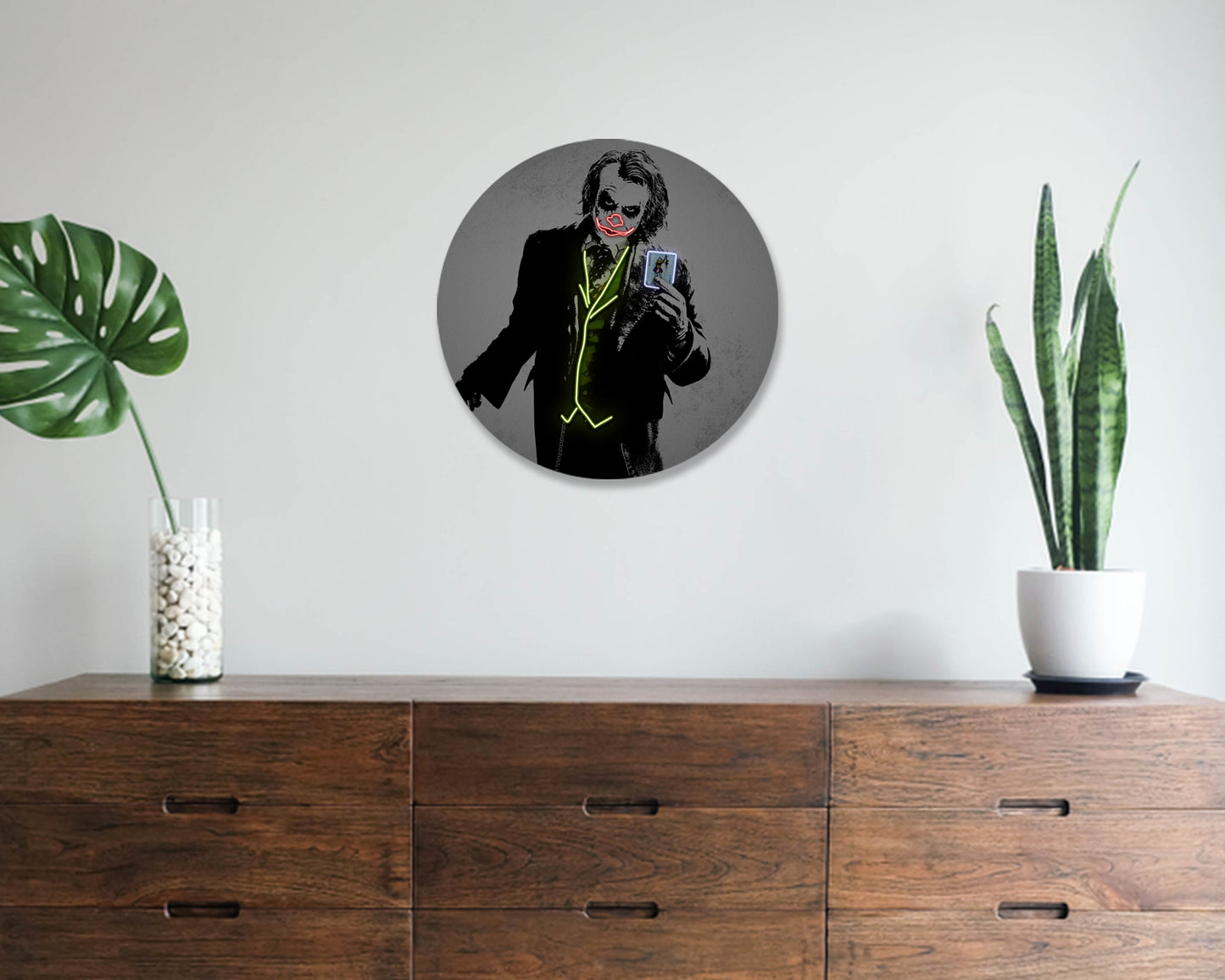 Joker Round Wall Art