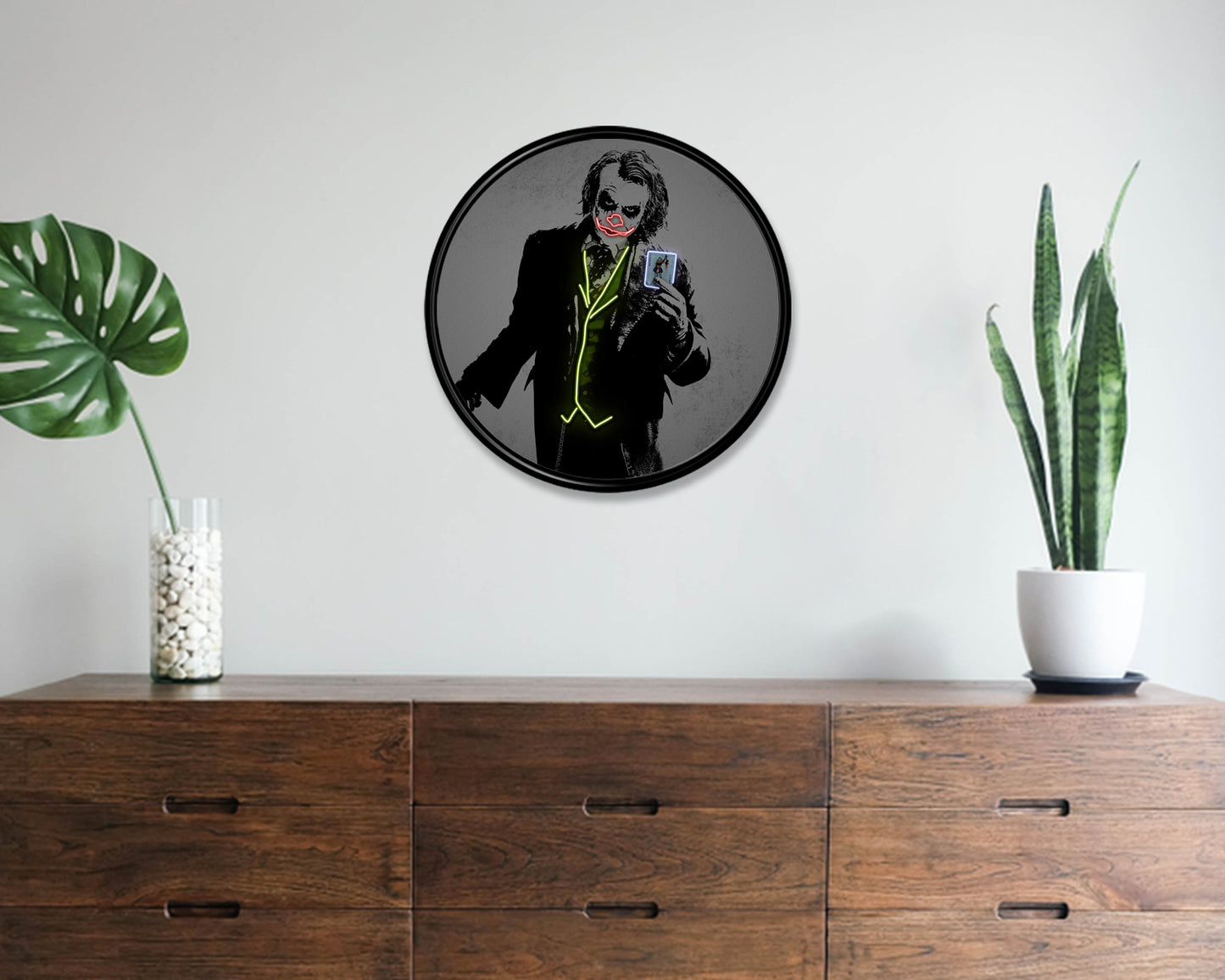 Joker Round Wall Art