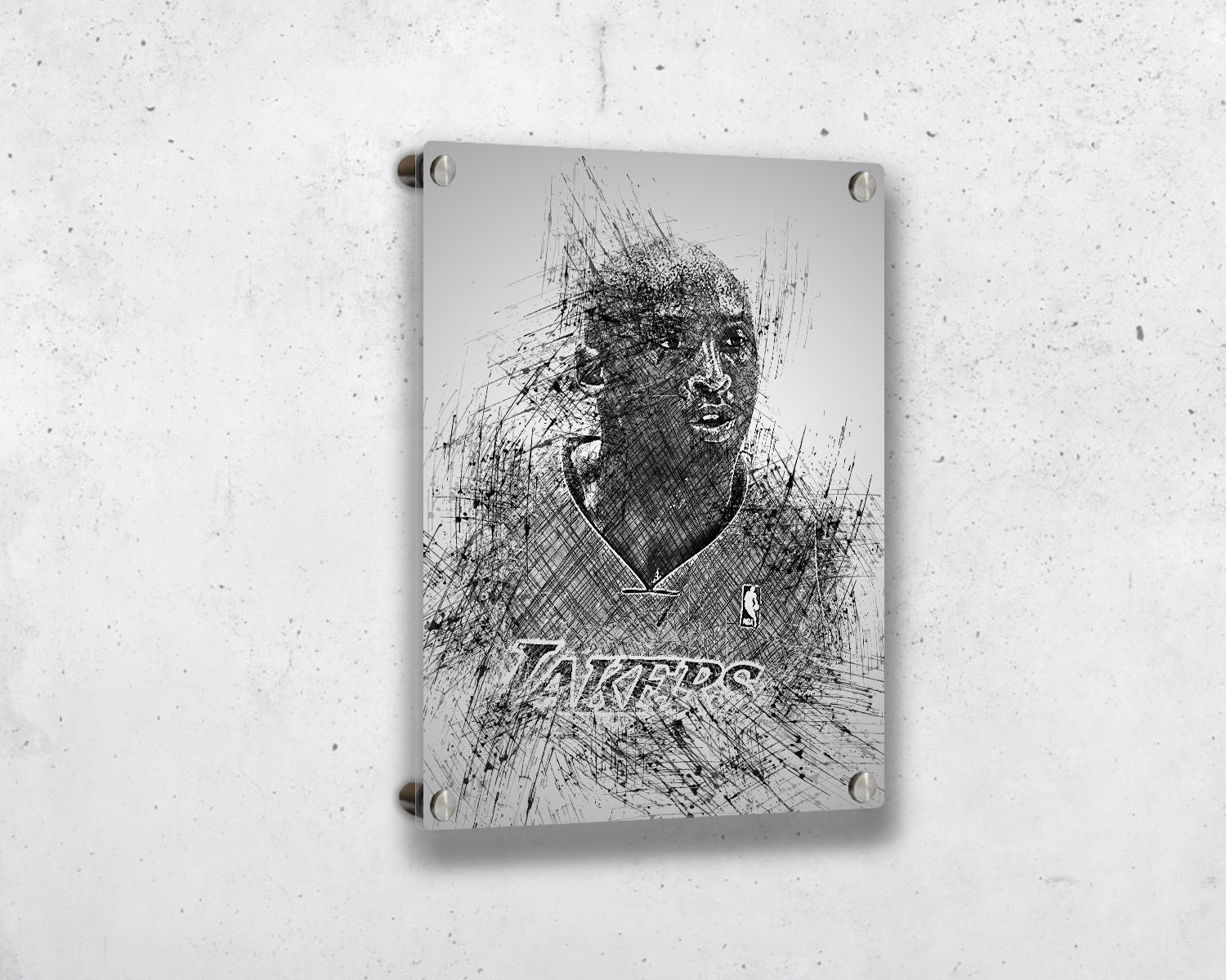 Kobe Bryant Sketch Wall Art