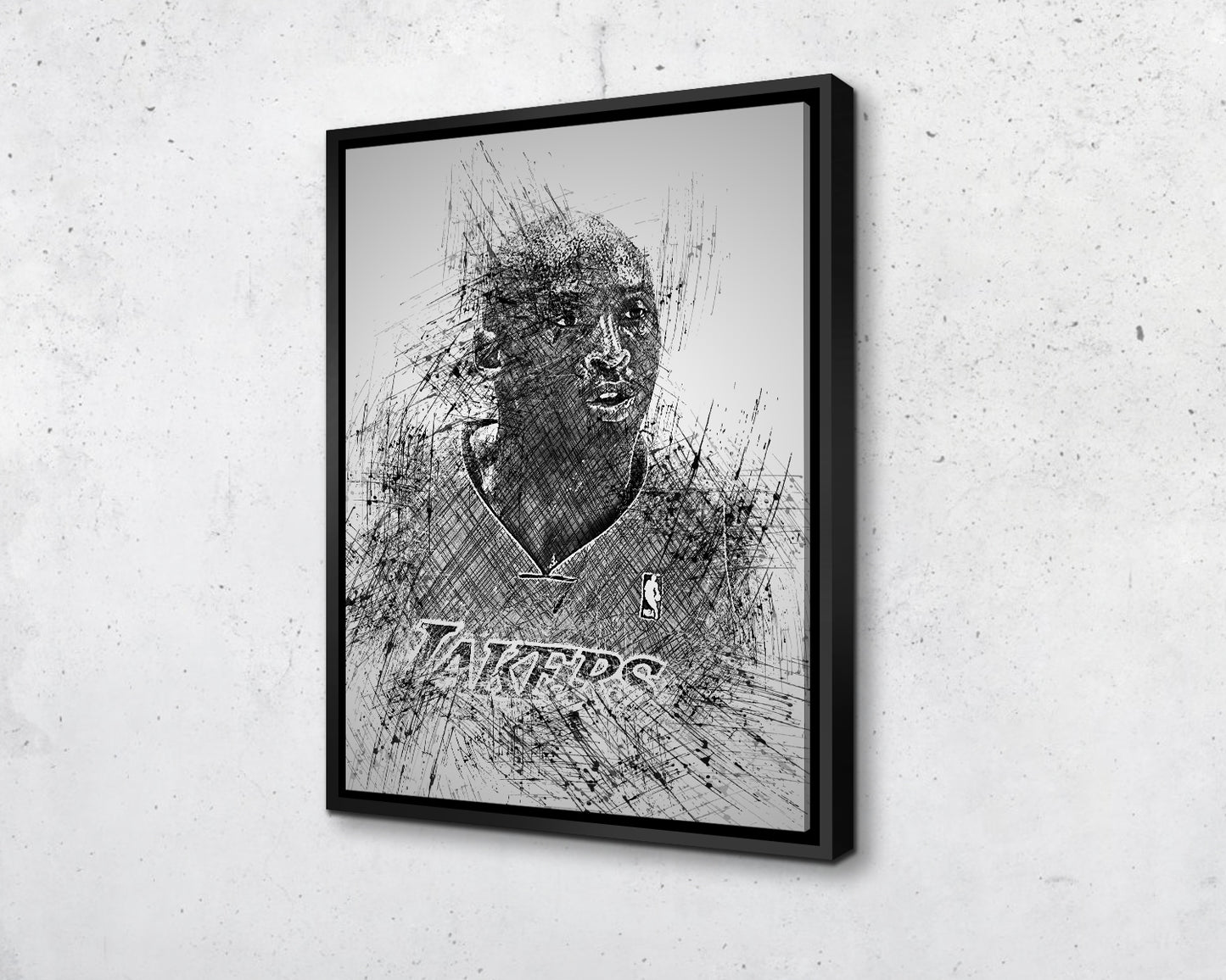 Kobe Bryant Sketch Wall Art