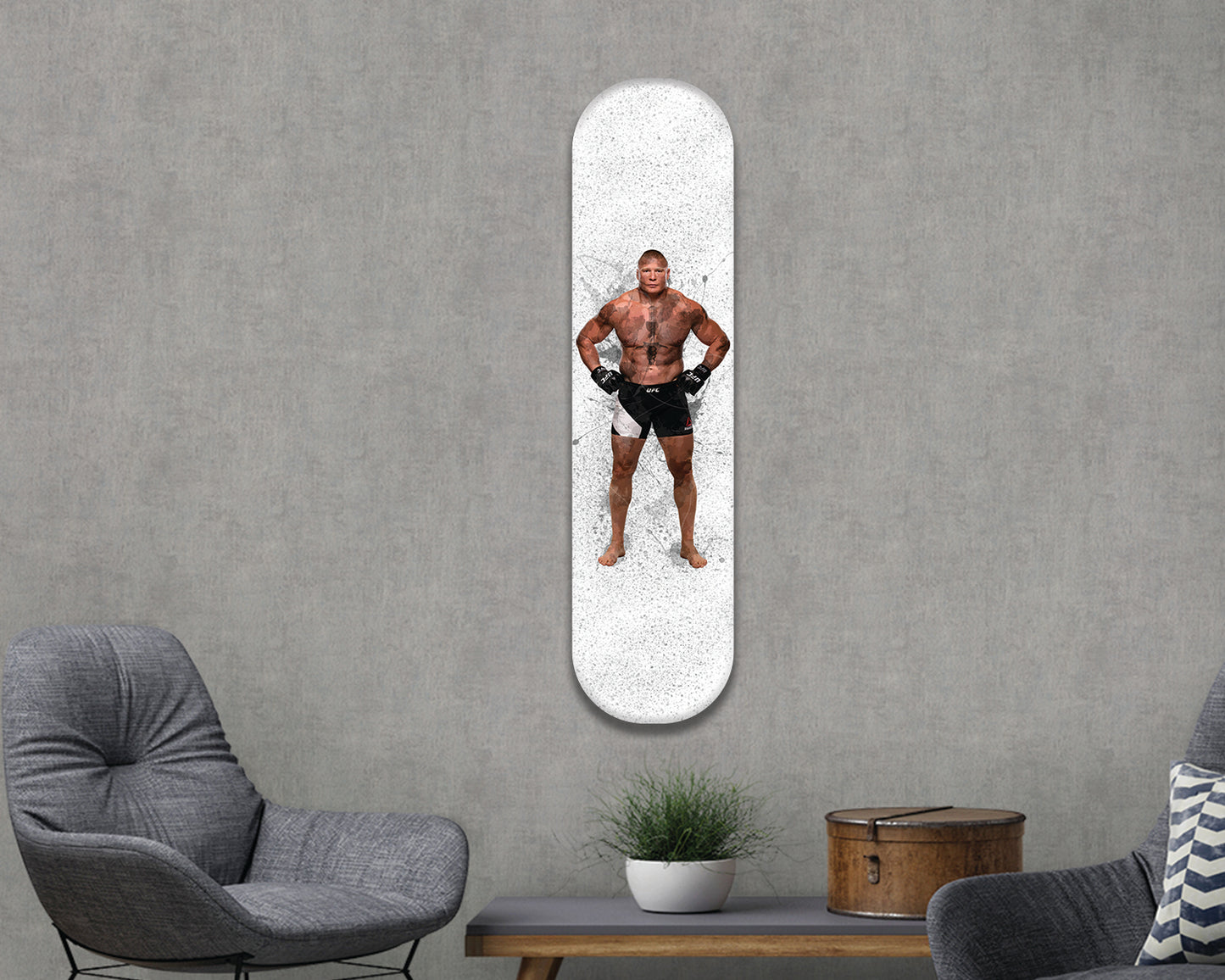 Brock Lesnar Acrylic Skateboard Wall Art