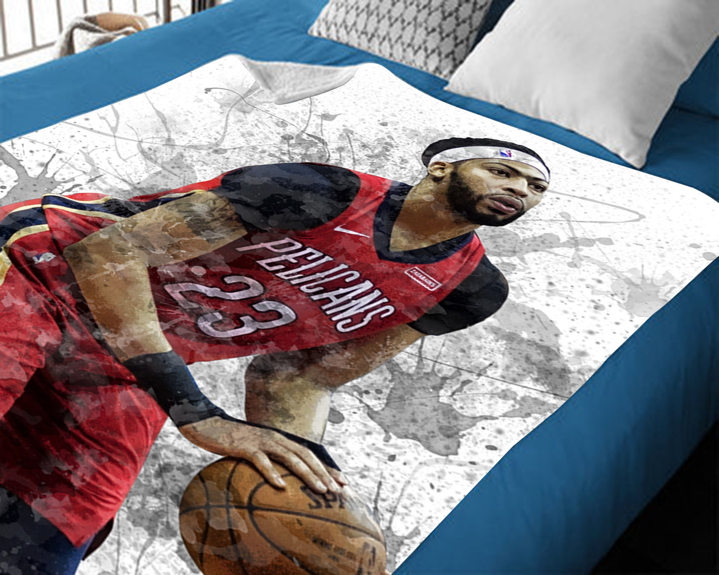 Anthony Davis  New Orleans Pelicans Fleece Blanket