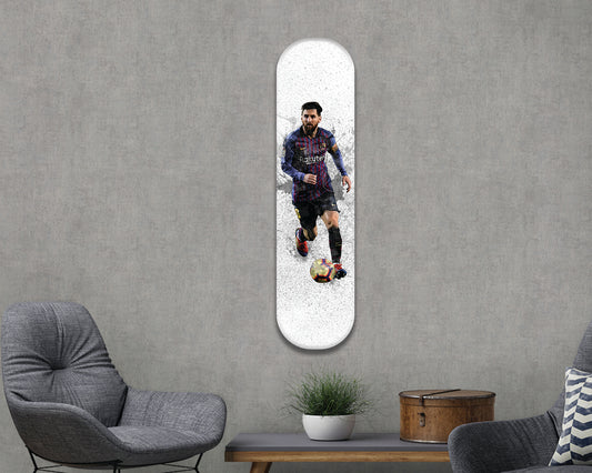 Lionel Messi Acrylic Skateboard Wall Art