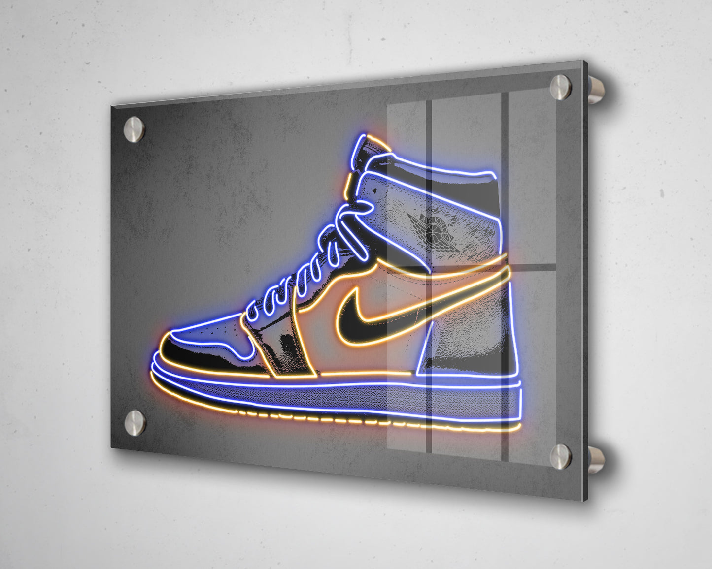 Lienzo decorativo para pared con zapatillas Air Jordan