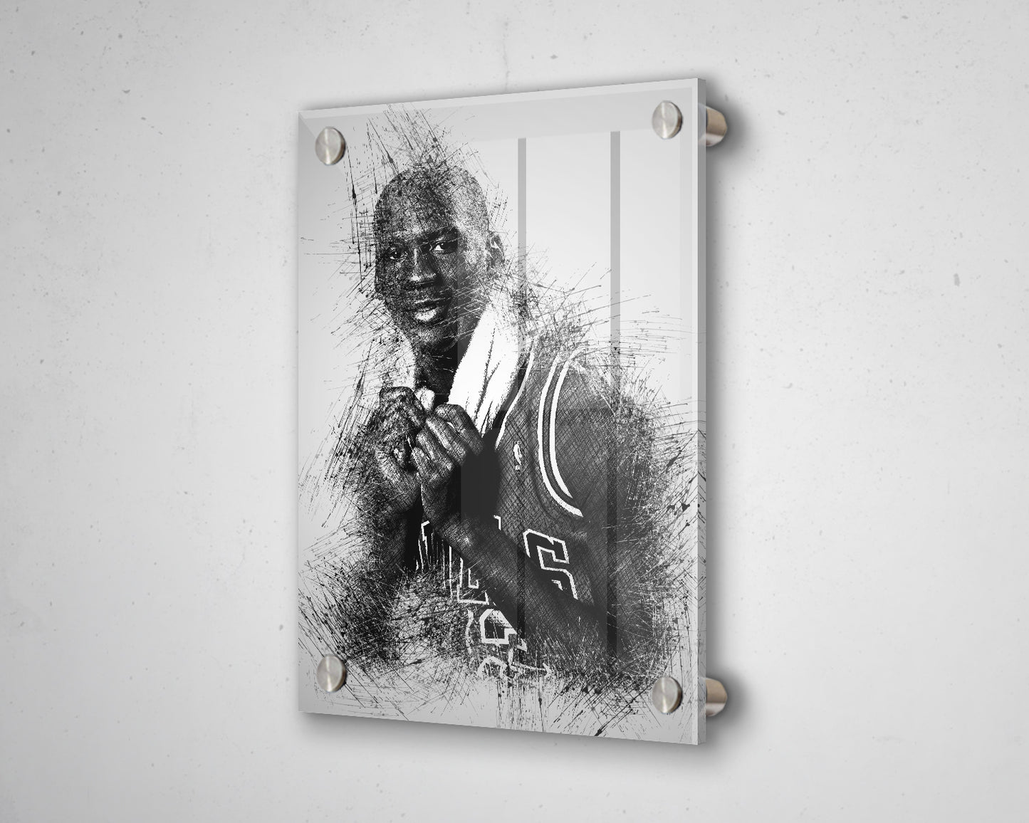 Michael Jordan Sketch Wall Art