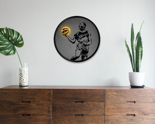 Michael Jordan Round Wall Art