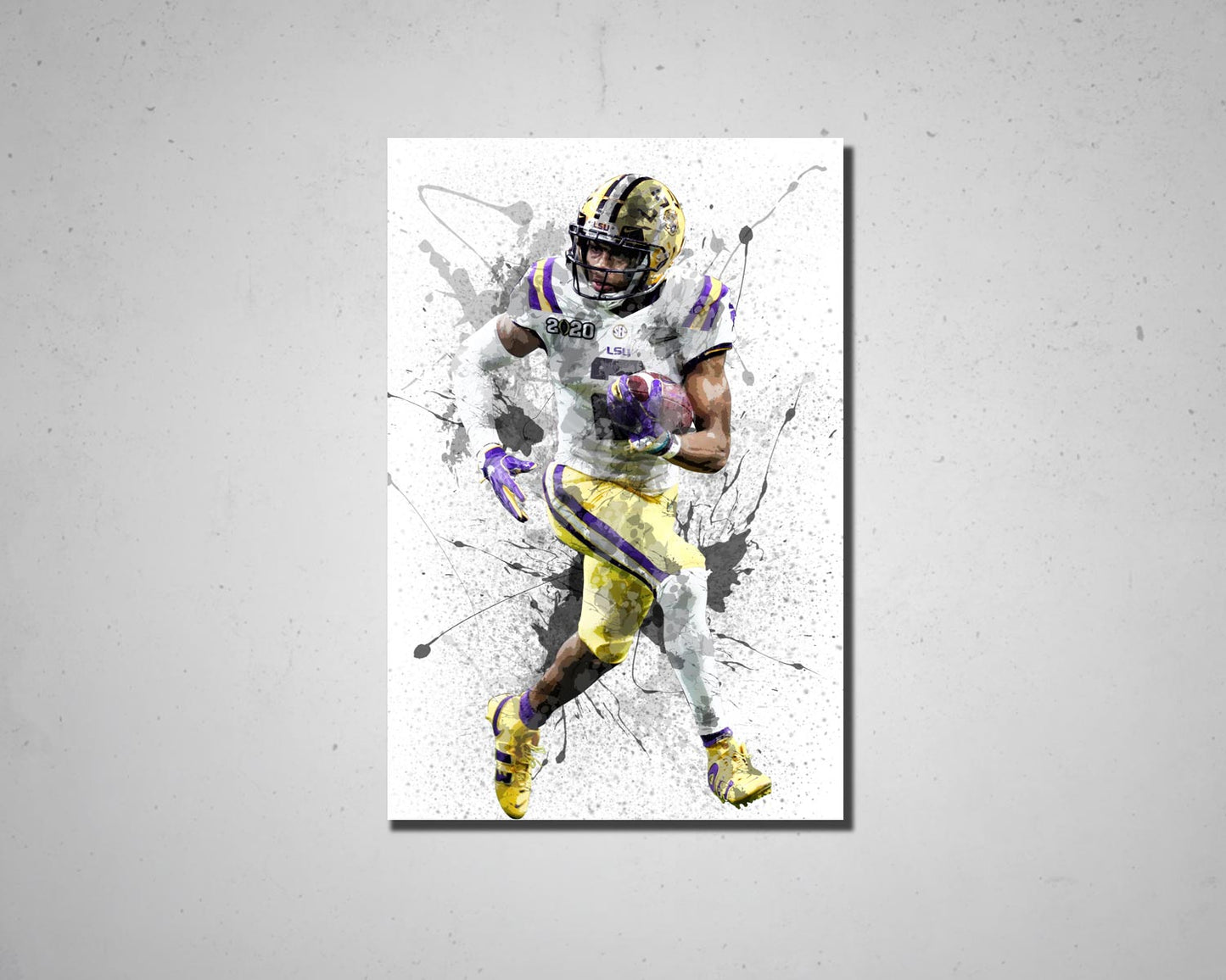 Justin Jefferson Canvas Wall Art