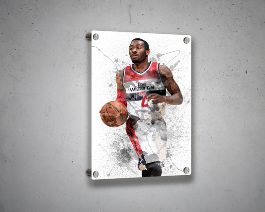 John Wall Splash Effect Canvas Art