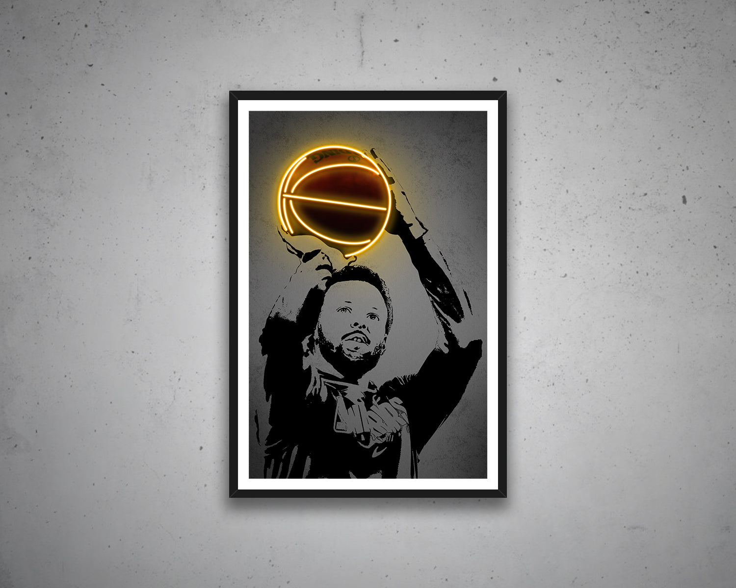 Stephen Curry Canvas Wall Art