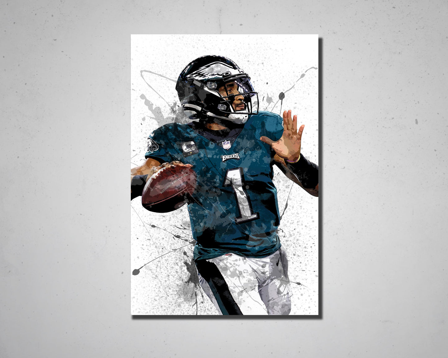 Jalen Hurts Canvas Wall Art