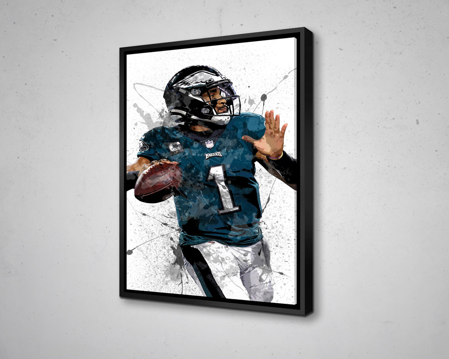 Jalen Hurts Canvas Wall Art