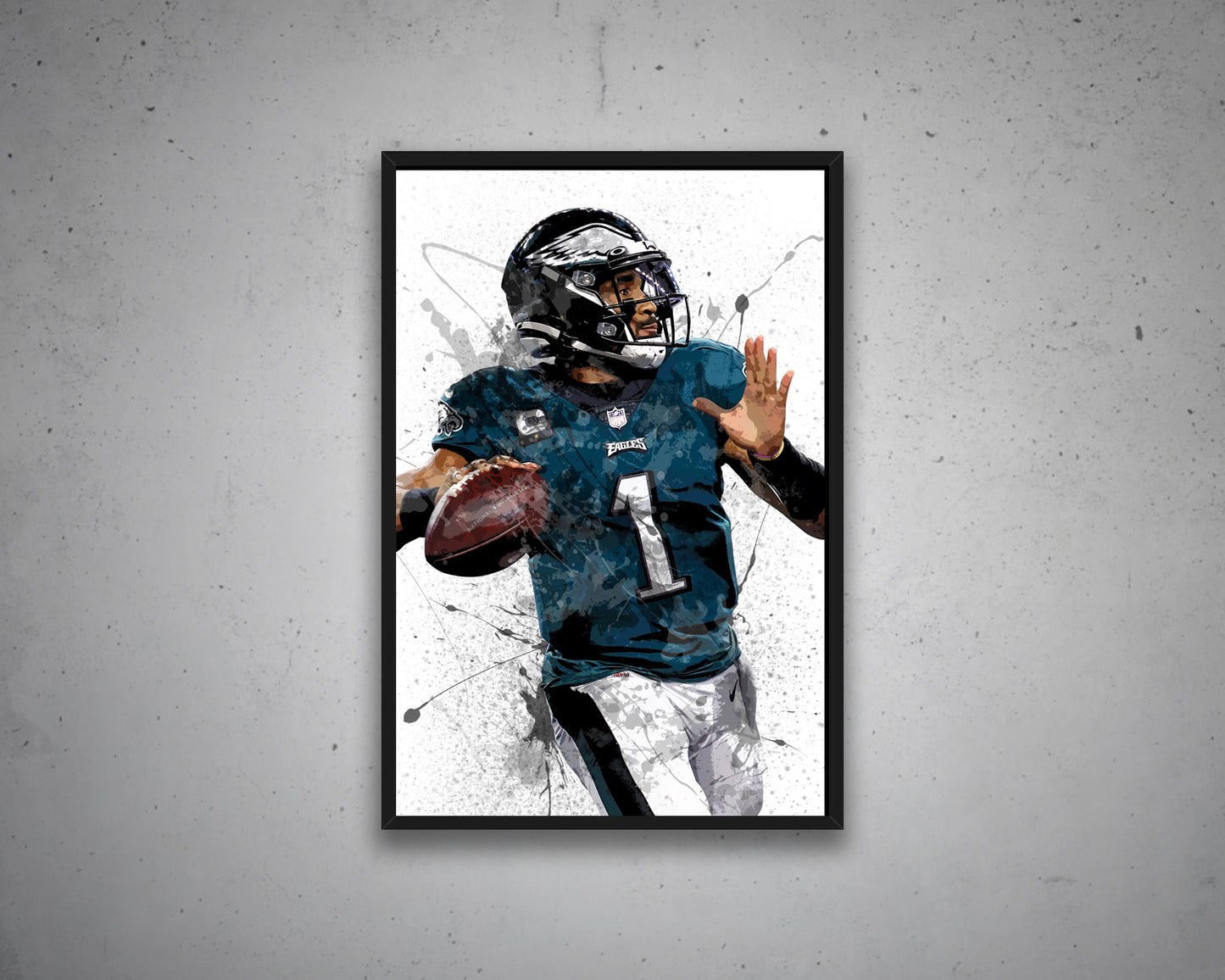 Jalen Hurts Canvas Wall Art