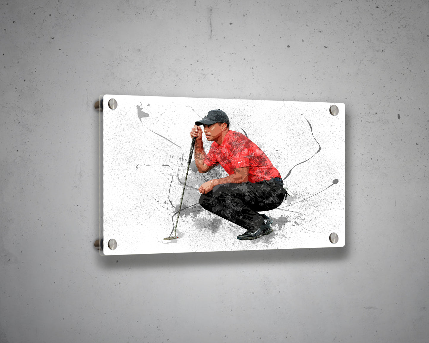 Golf Splash Effect Canvas Art