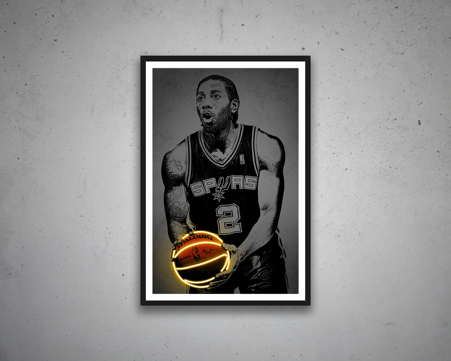 Kawhi Leonard Canvas Wall Art