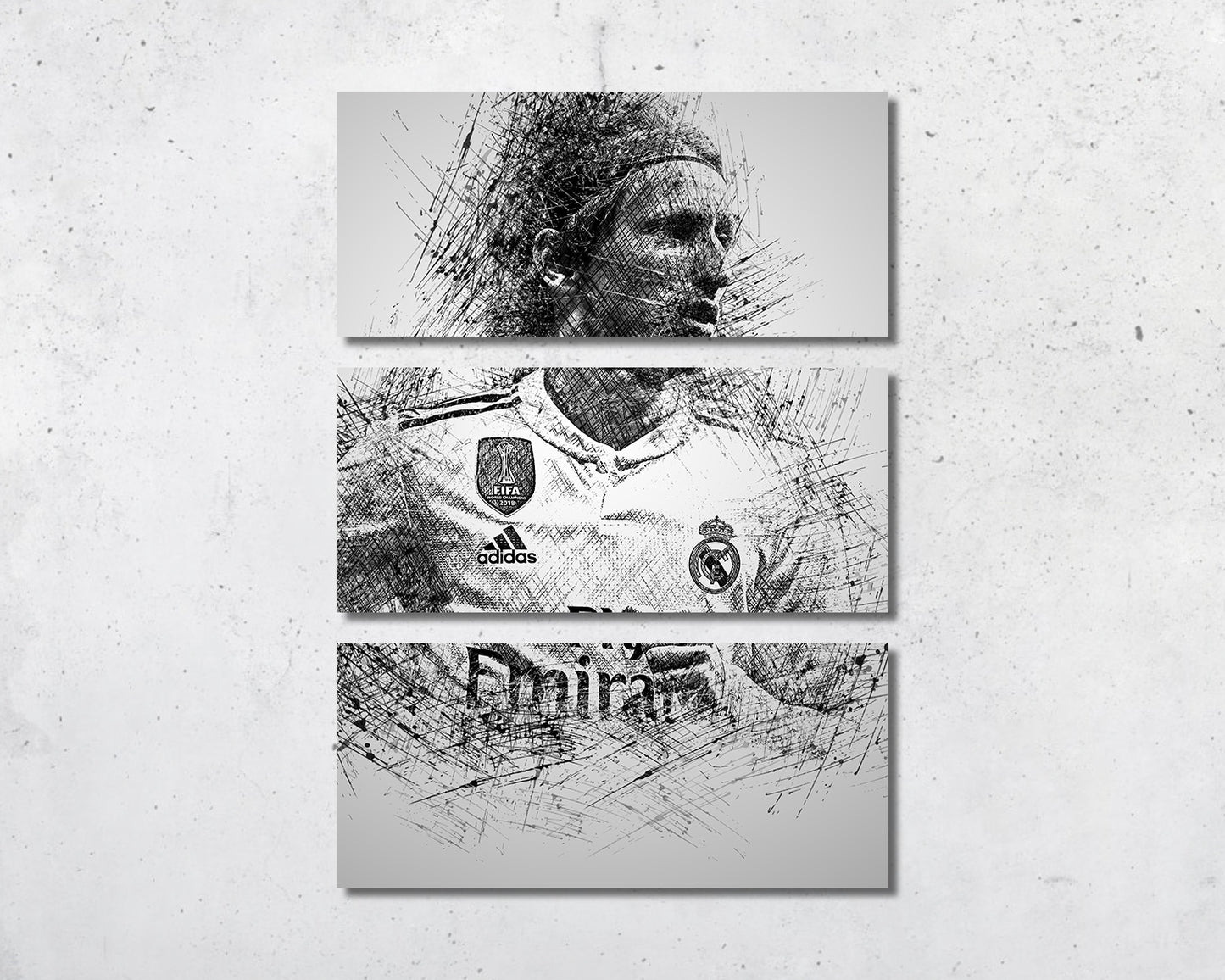 Luka modric Sketch Wall Art