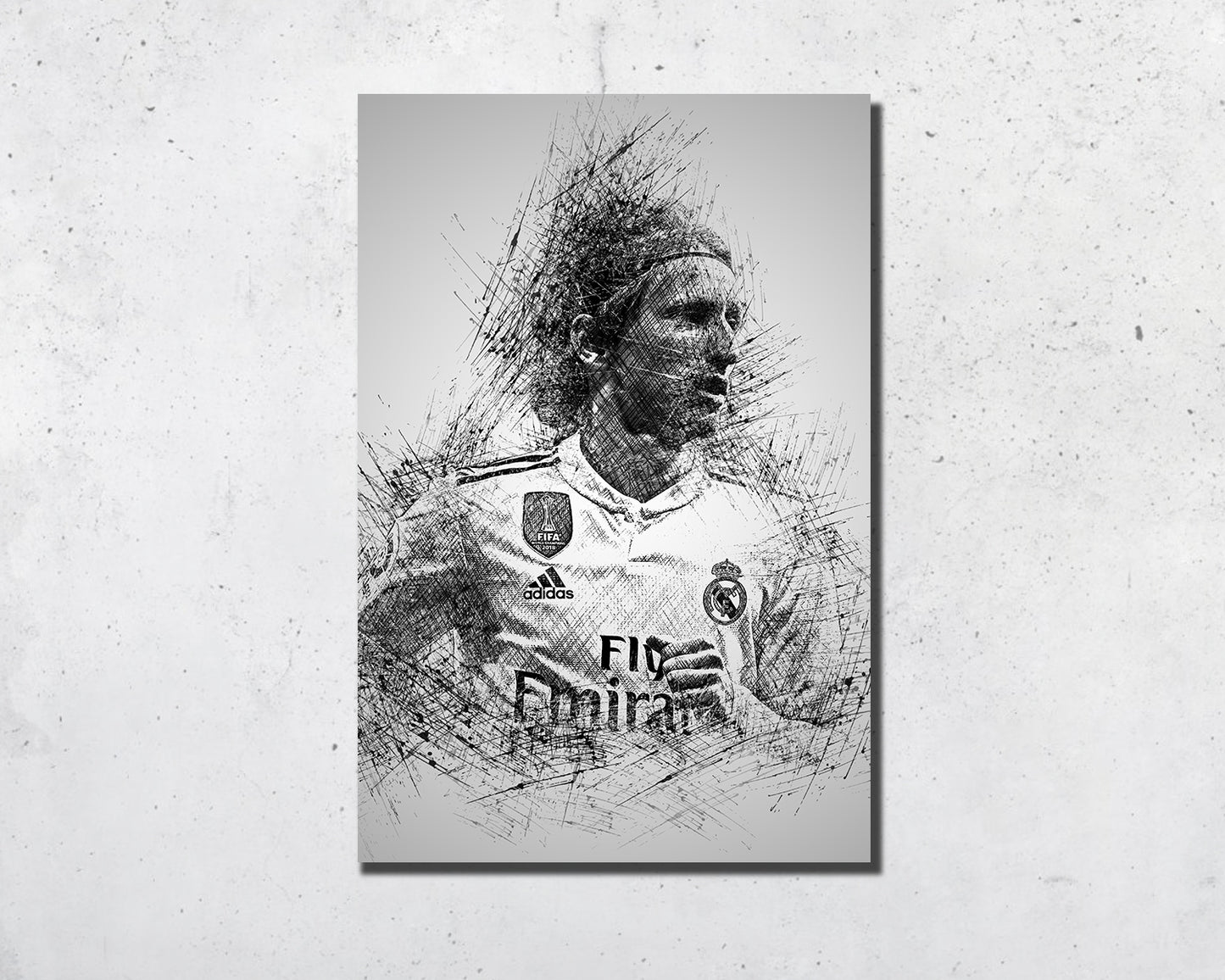 Luka modric Sketch Wall Art