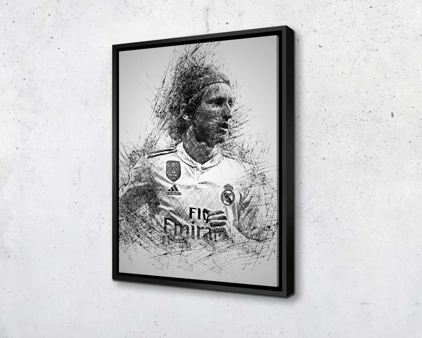 Luka modric Sketch Wall Art