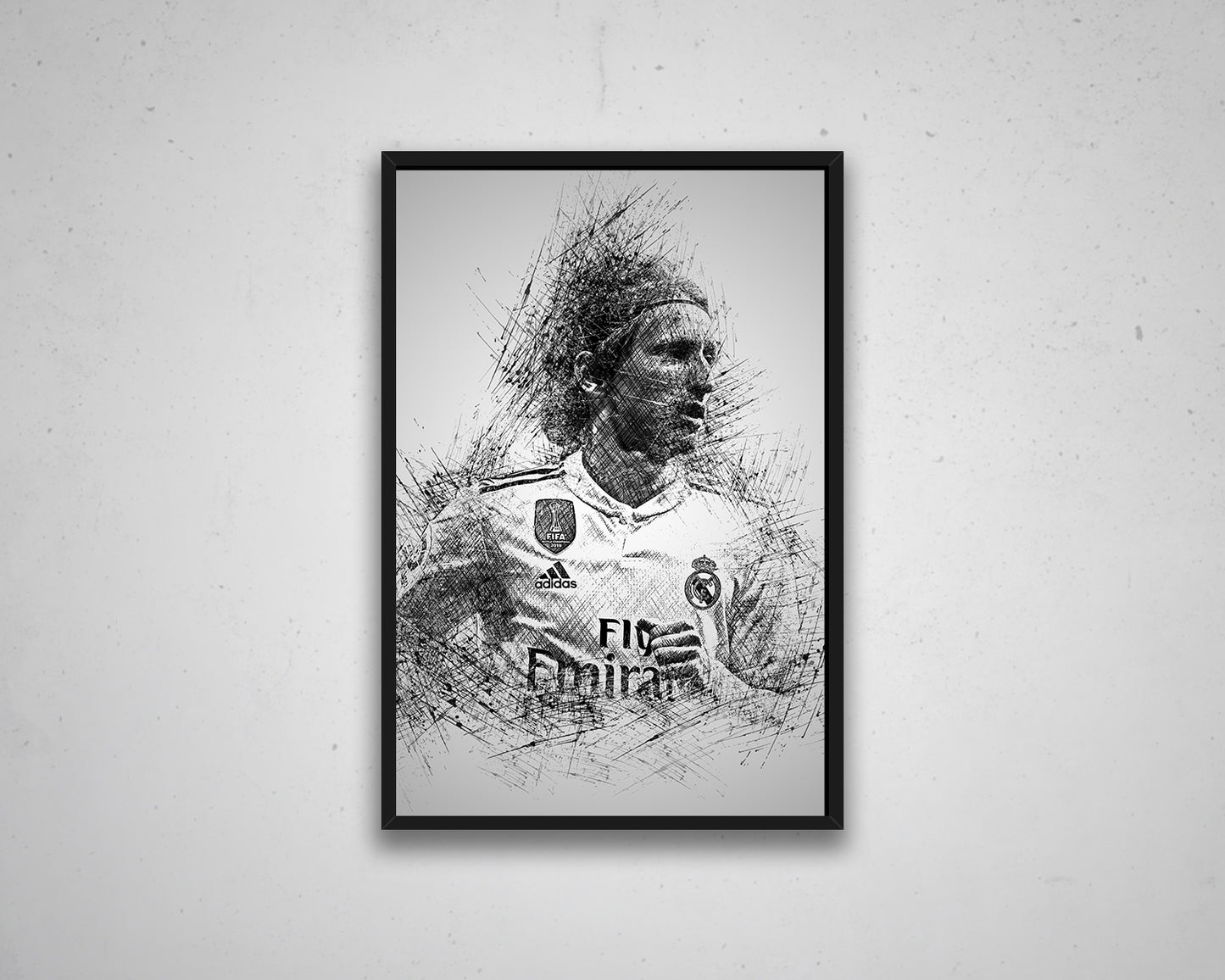 Luka modric Sketch Wall Art