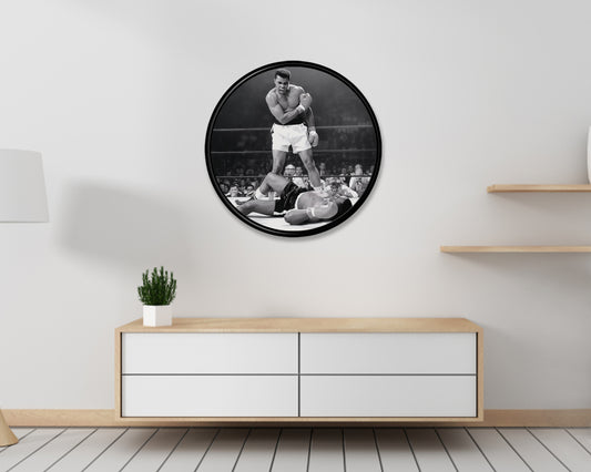 Muhammad Ali Round Wall Art