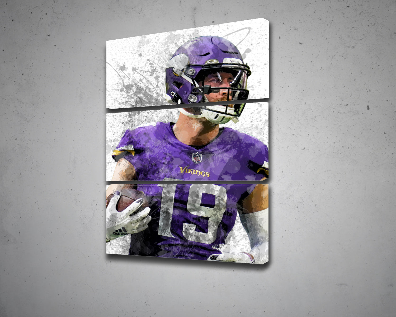 Adam Thielen Canvas Wall Art