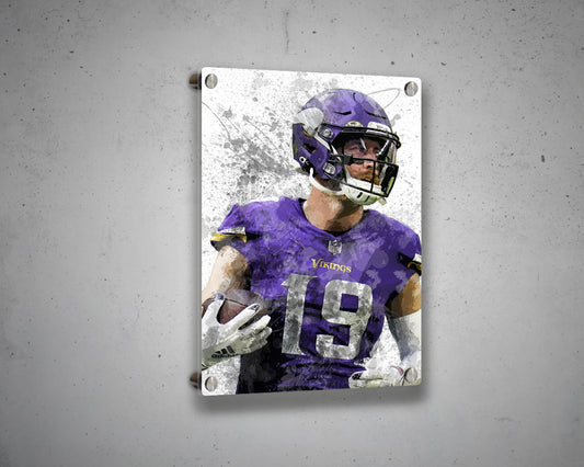 Adam Thielen Canvas Wall Art