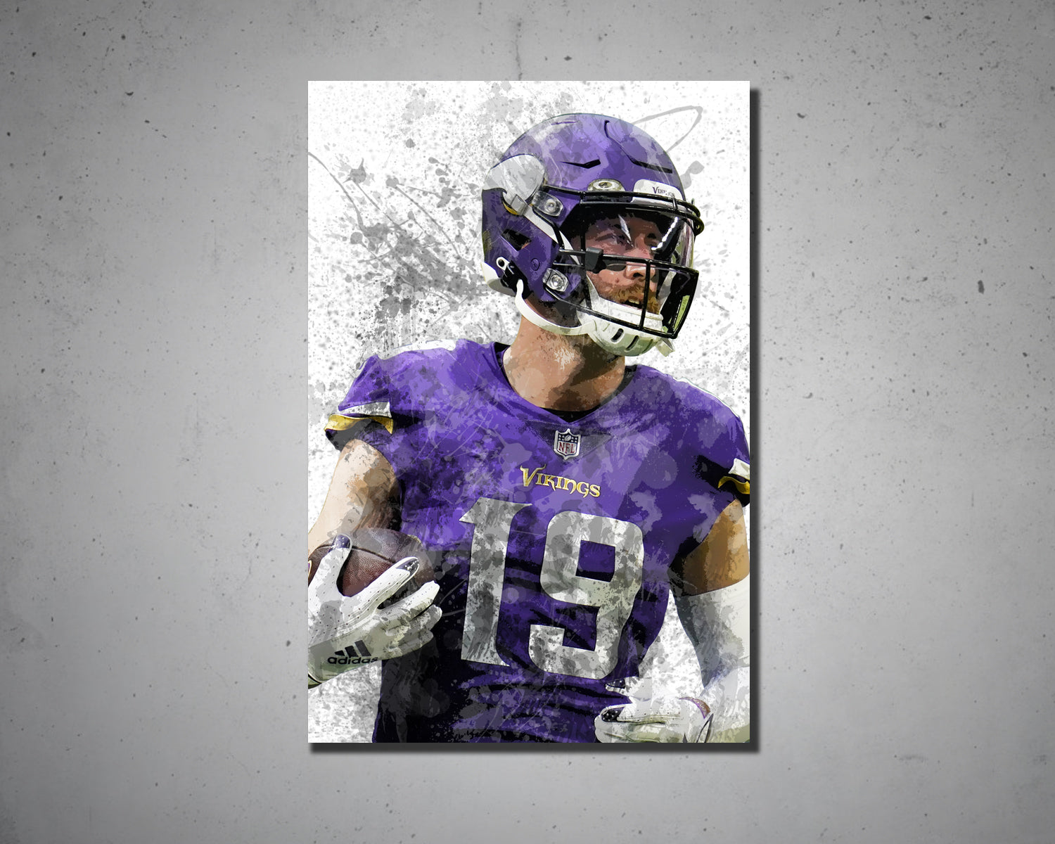 Adam Thielen Canvas Wall Art