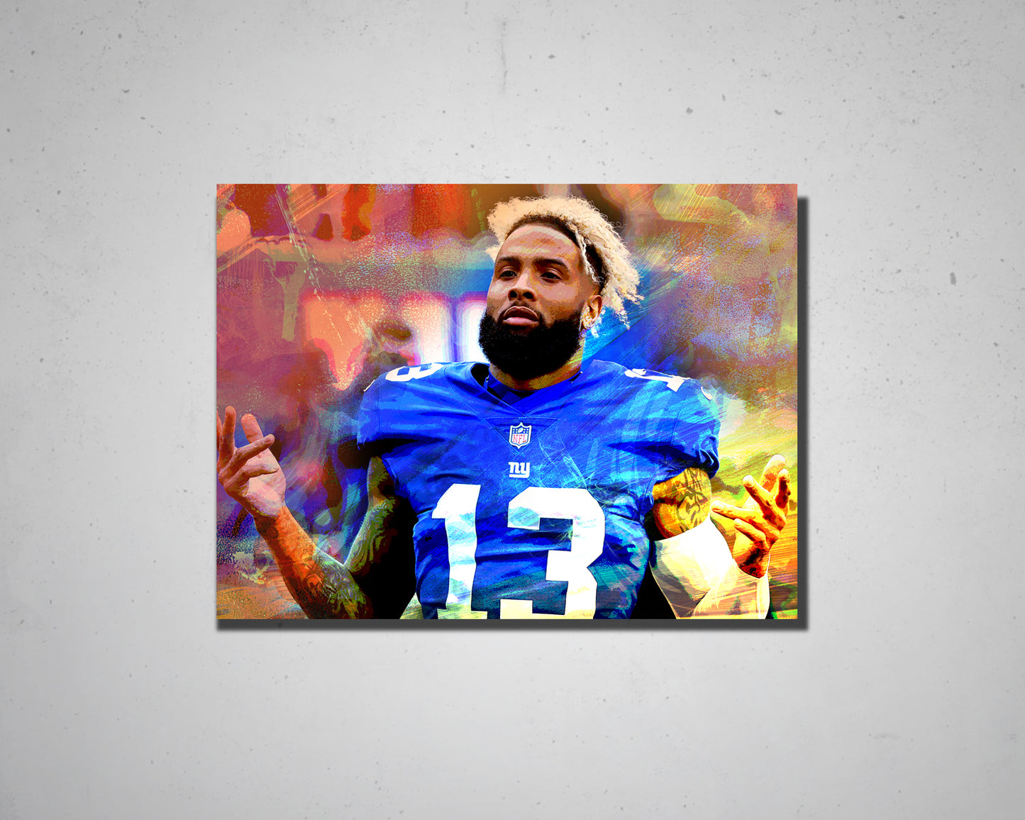 Odell Beckham Jr. Multicolour Wall Art