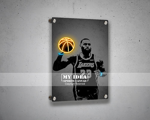 LeBron James Canvas Wall Art