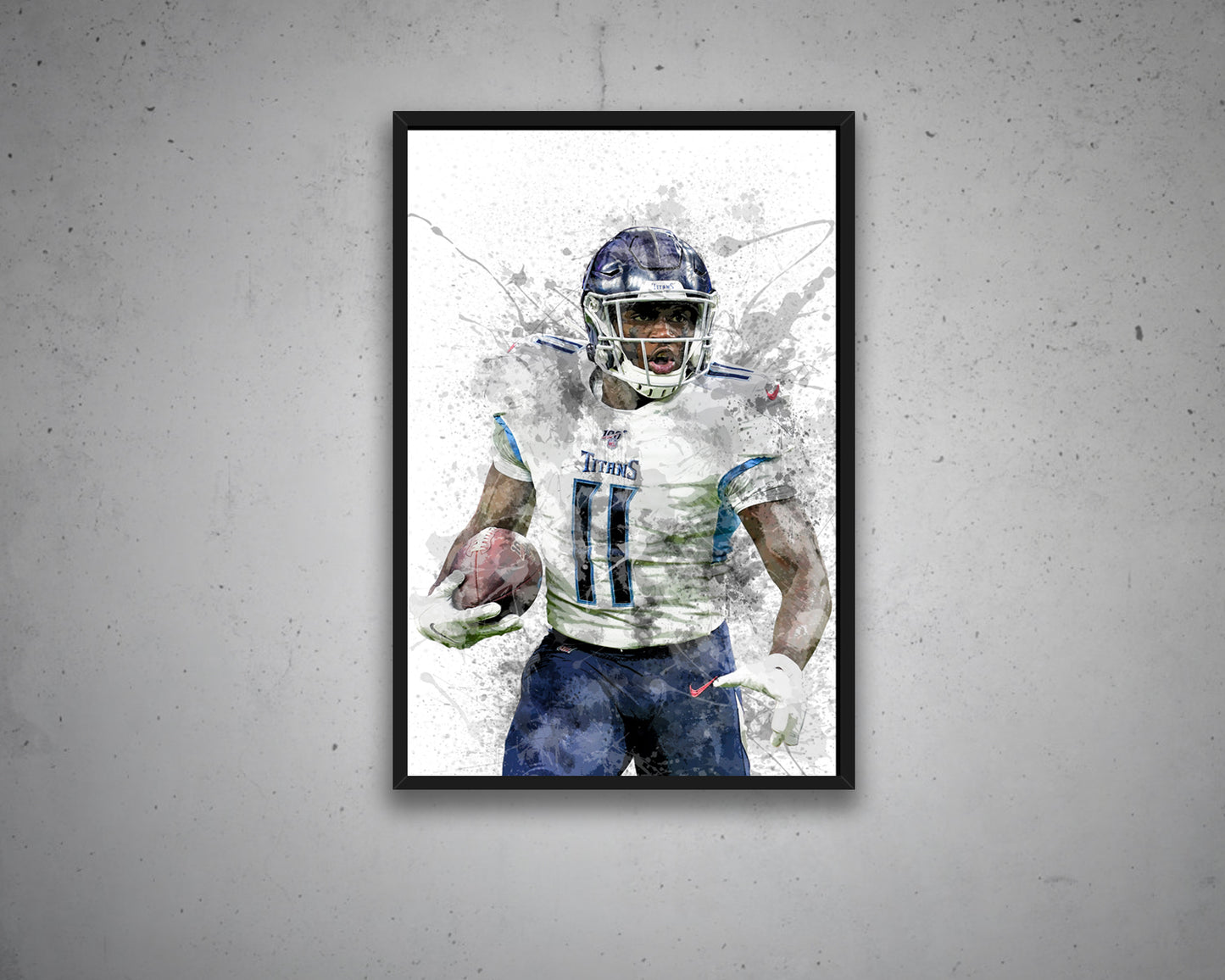 AJ Brown Canvas Wall Art