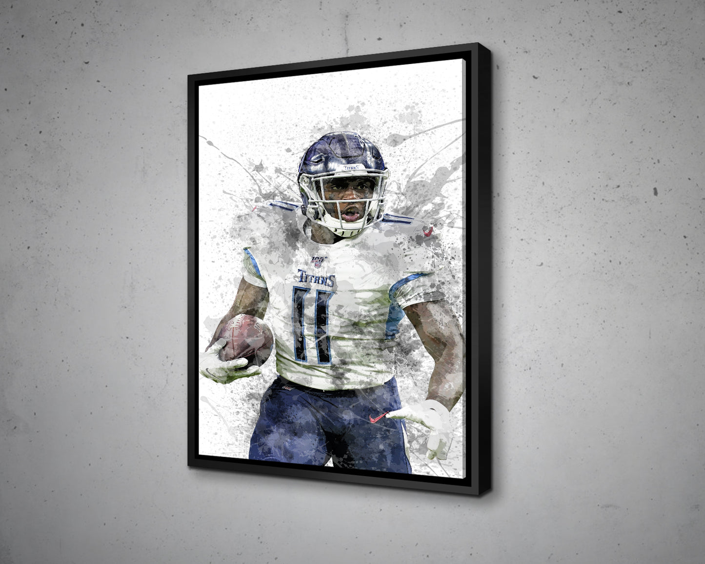 AJ Brown Canvas Wall Art