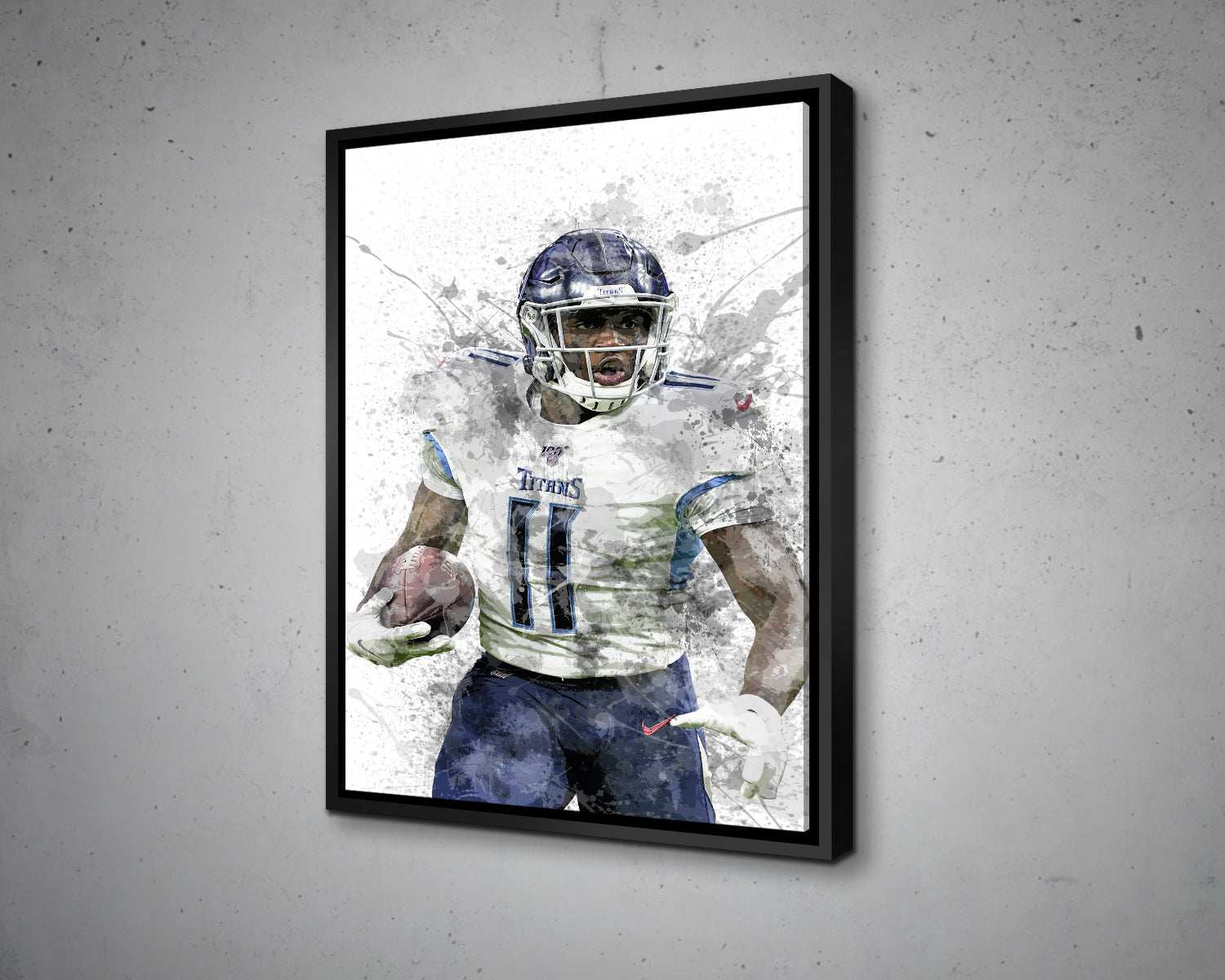 AJ Brown Canvas Wall Art