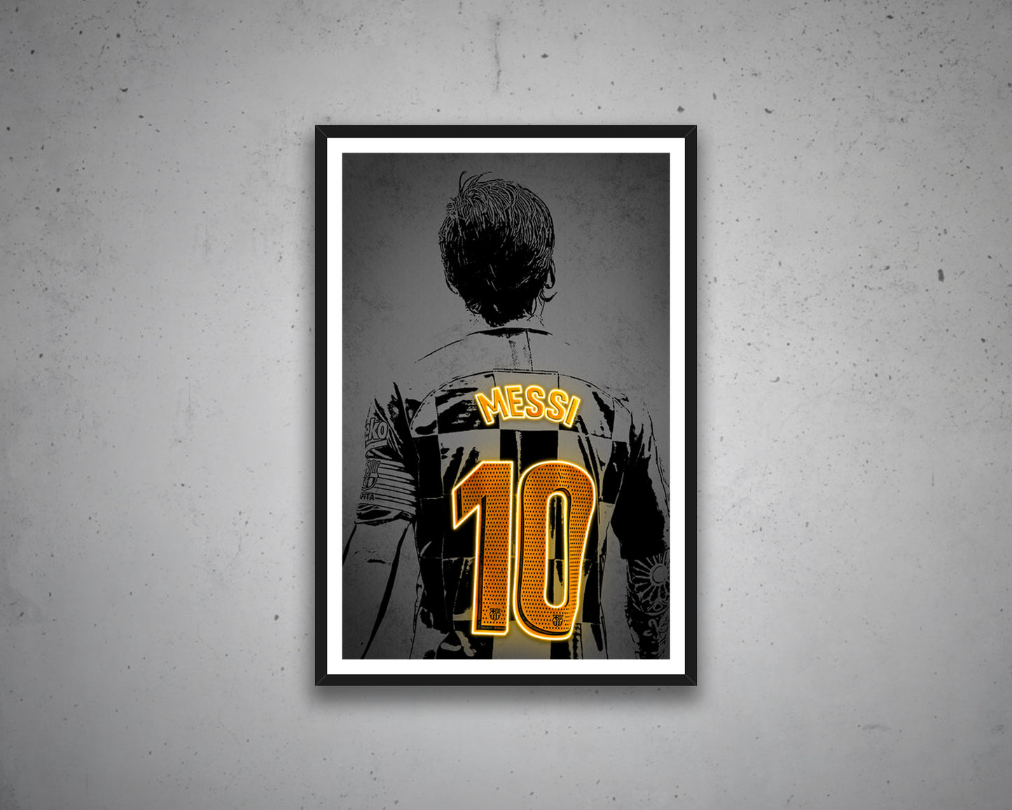 Lionel Messi Canvas Wall Art