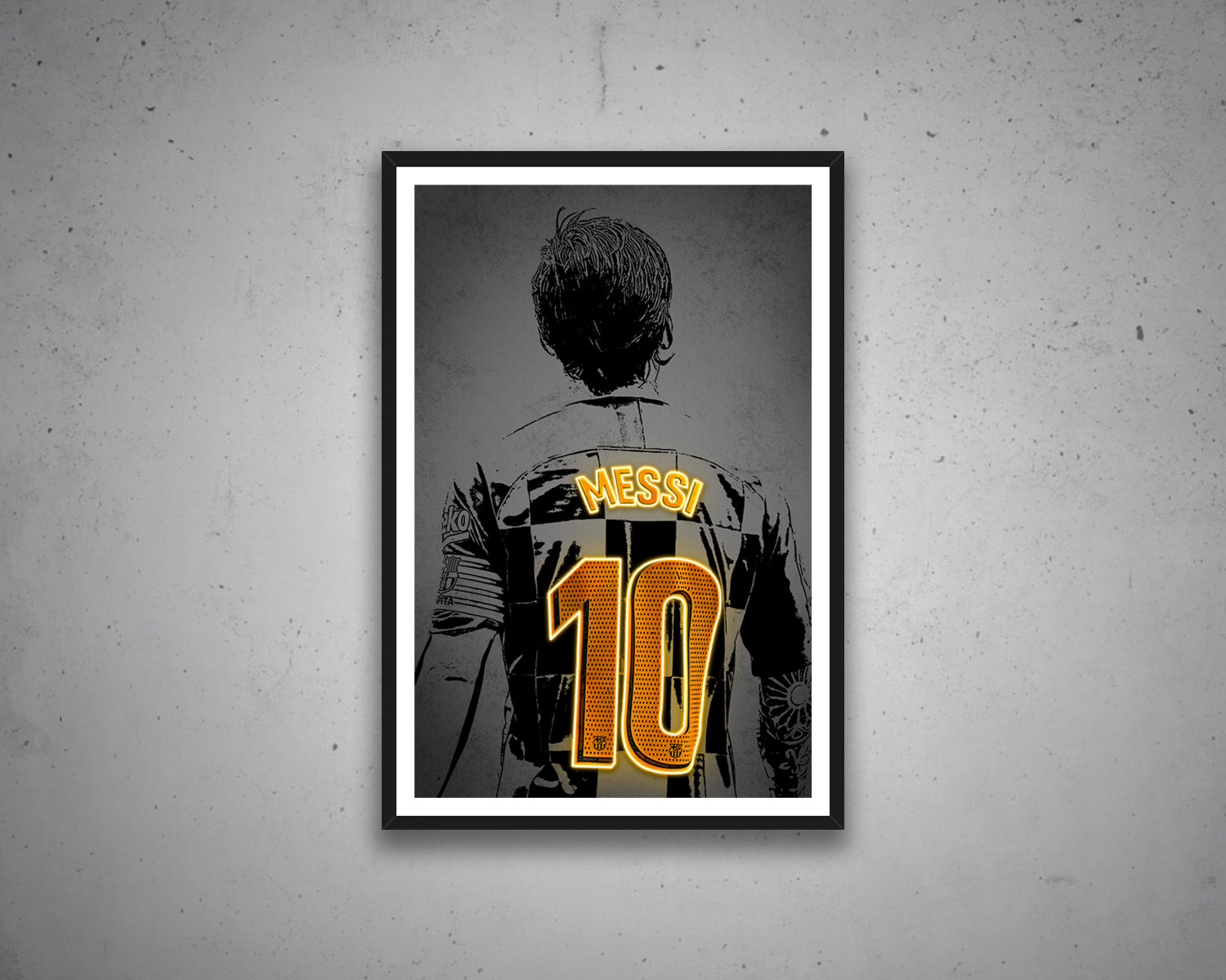 Lionel Messi Canvas Wall Art