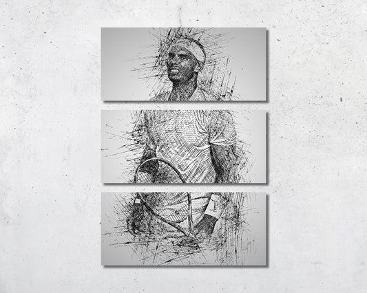Rafael Nadal Sketch Wall Art