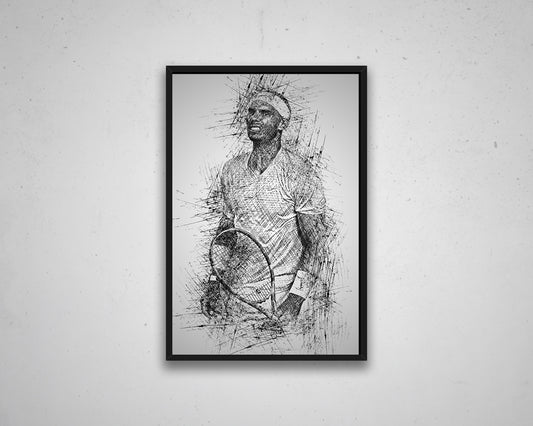 Rafael Nadal Sketch Wall Art