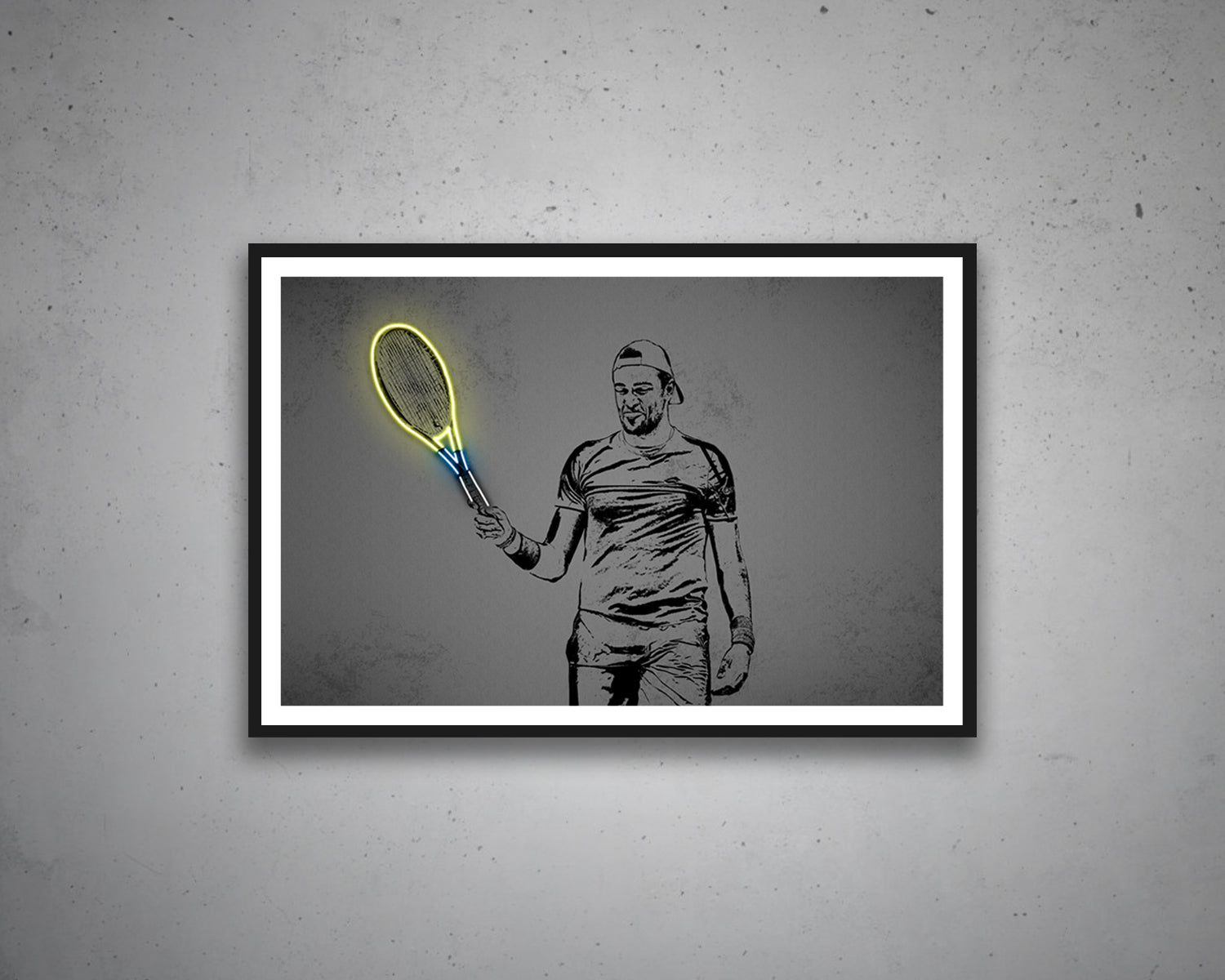 Matteo Berrettini Canvas Wall Art