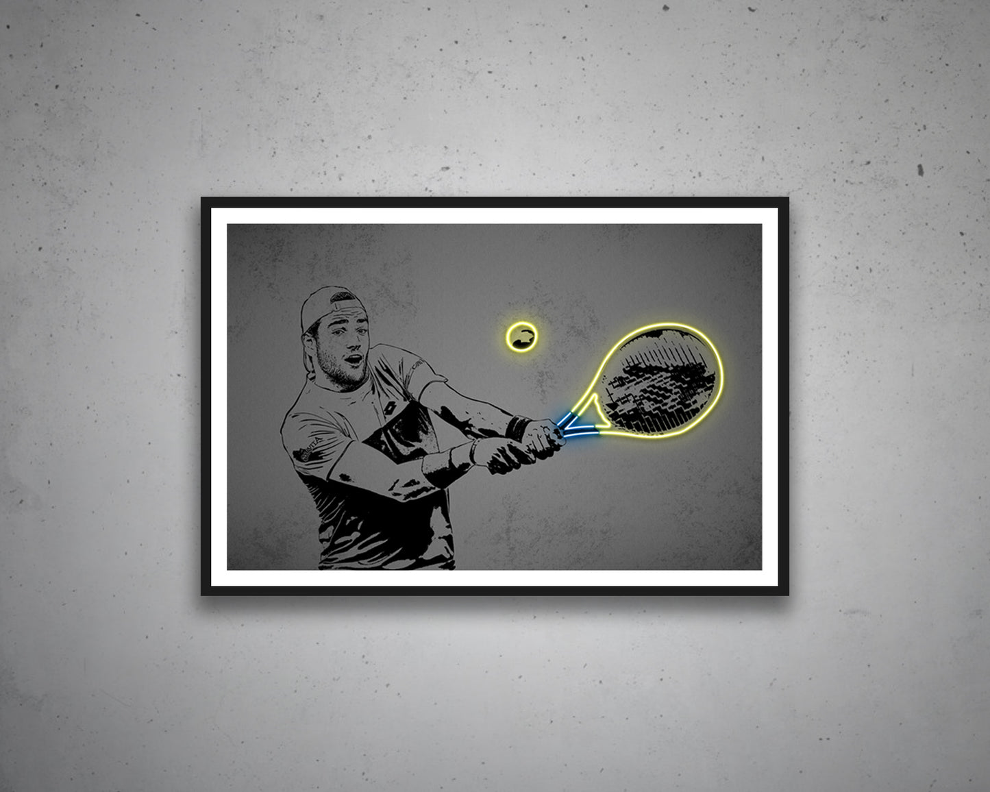 Matteo Berrettini Canvas Wall Art