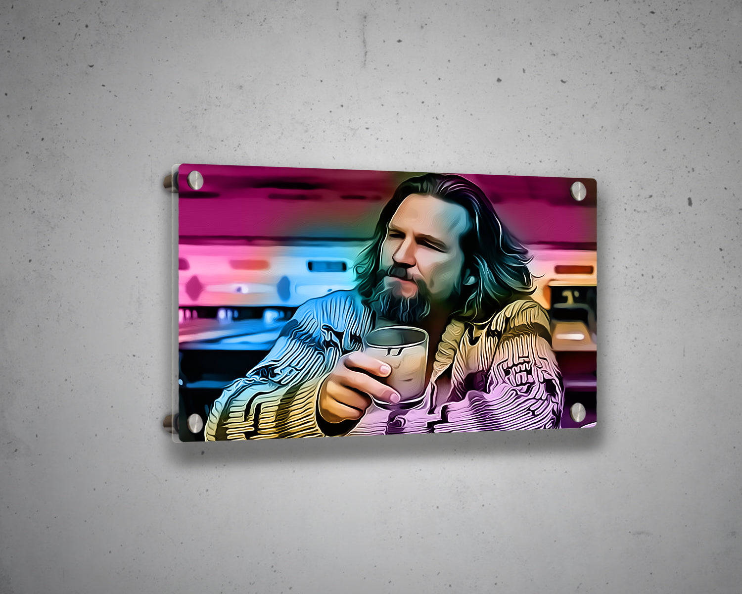 The Dude Multicolour Wall Art