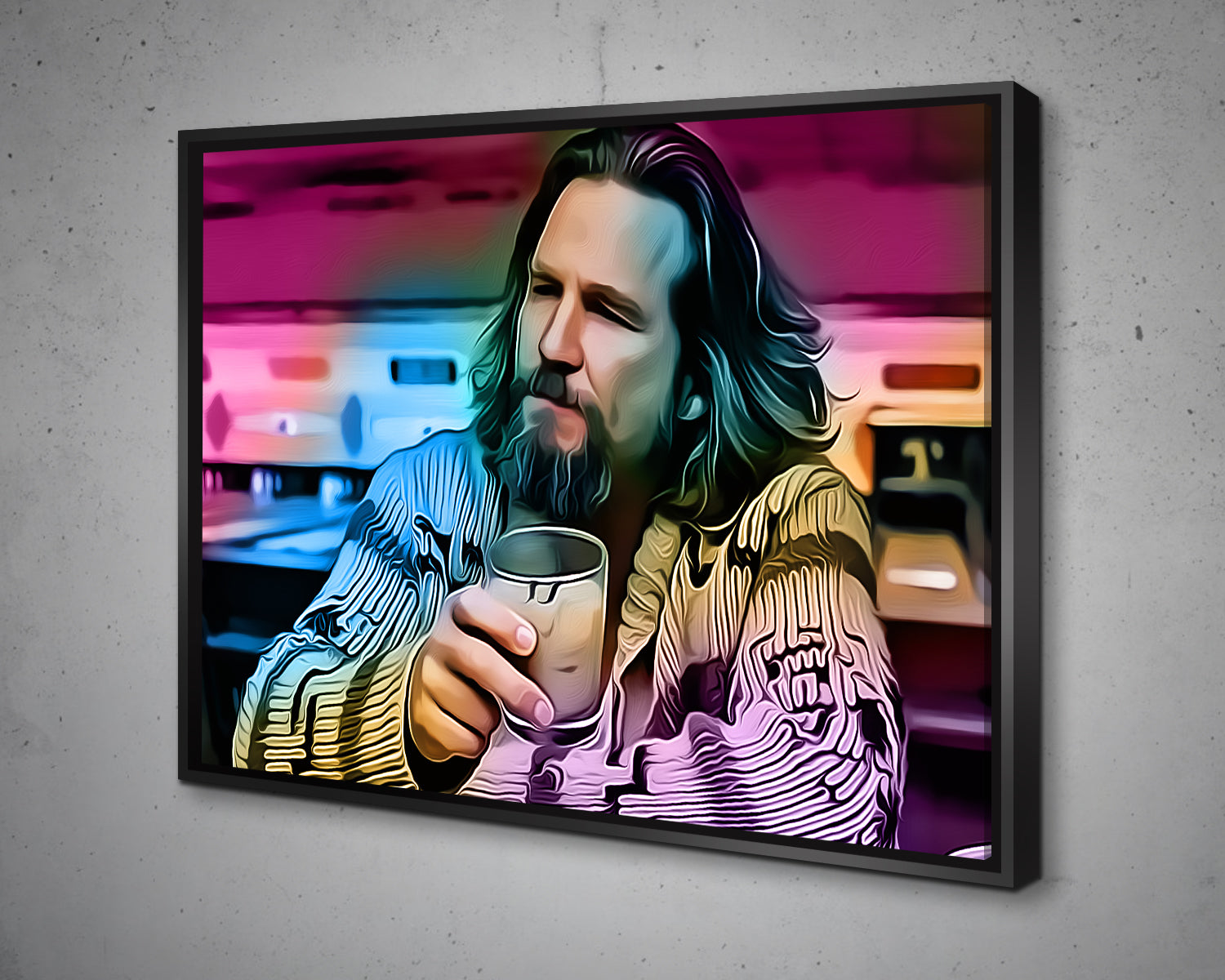 The Dude Multicolour Wall Art