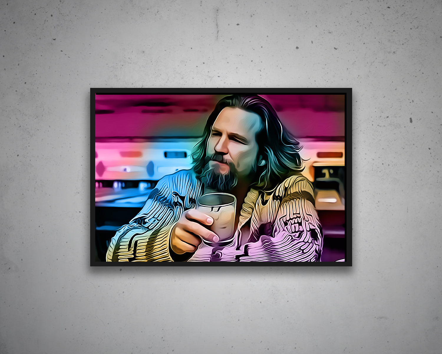 The Dude Multicolour Wall Art