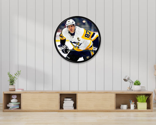 Sidney Crosby Round Wall Art